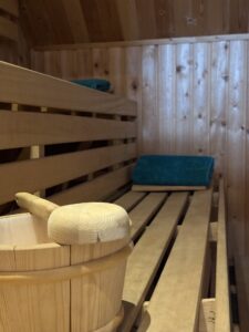 sauna voor 4 tot 6 pers